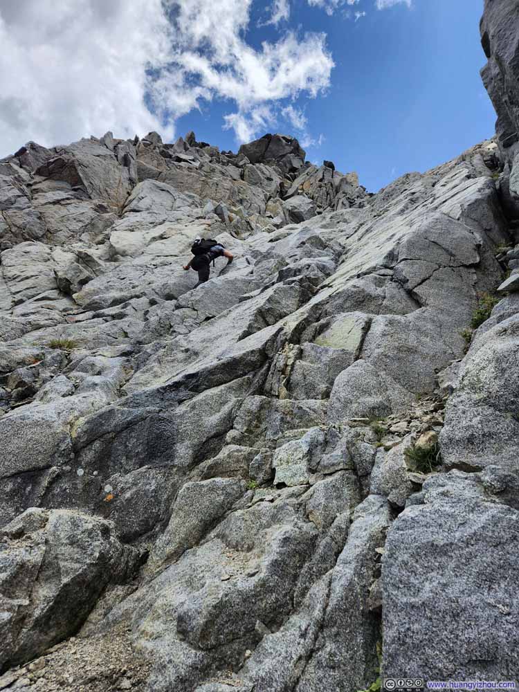 Climbing Cloudripper's West Chute