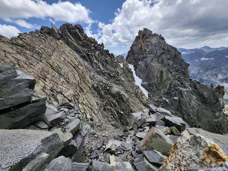 Path from Top of Cloudripper West Chute