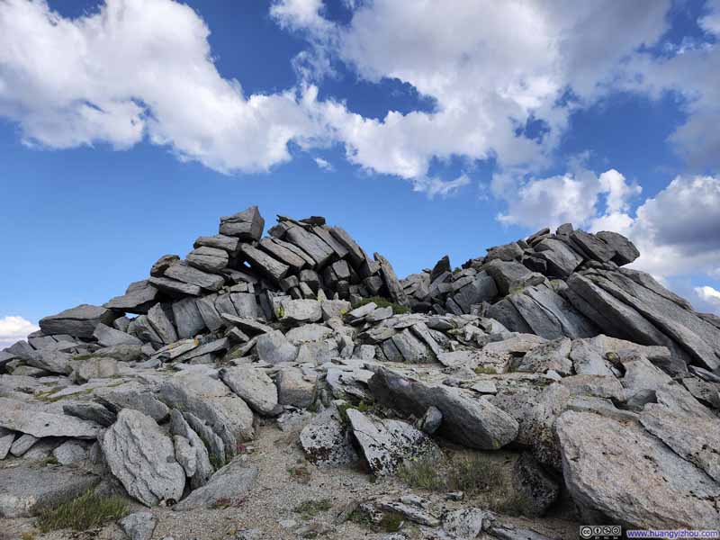 Pile of Rocks along Trail