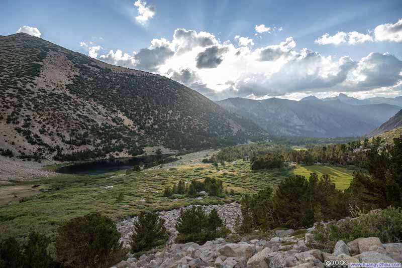 Valley Scene near Sunset