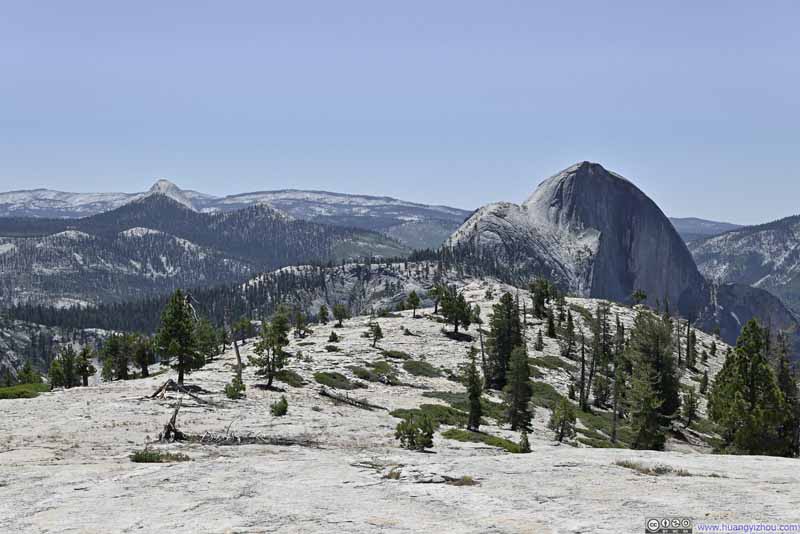 Half Dome from Trail