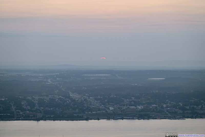 Sunset over Hudson River