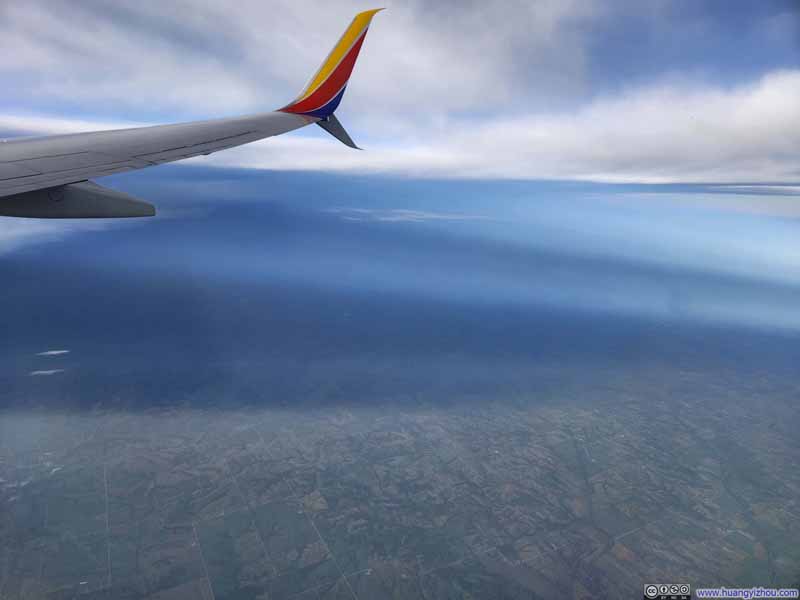 Shadow of Clouds over Midwestern Farmland