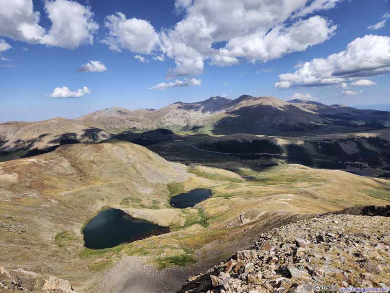 Square Top Lakes before Mountains to the East