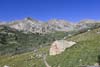 Mountains of Continental Divide behind Trail