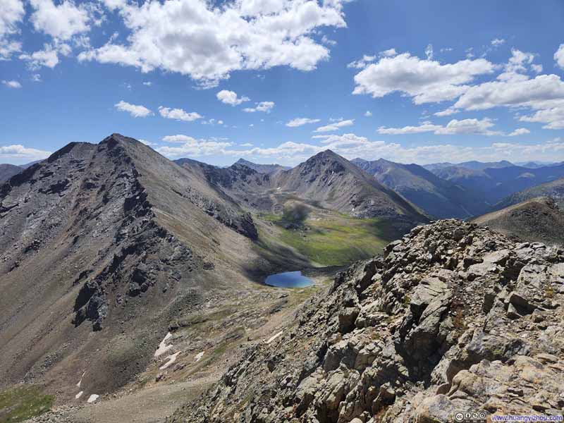 Alpine Lake among Mountains