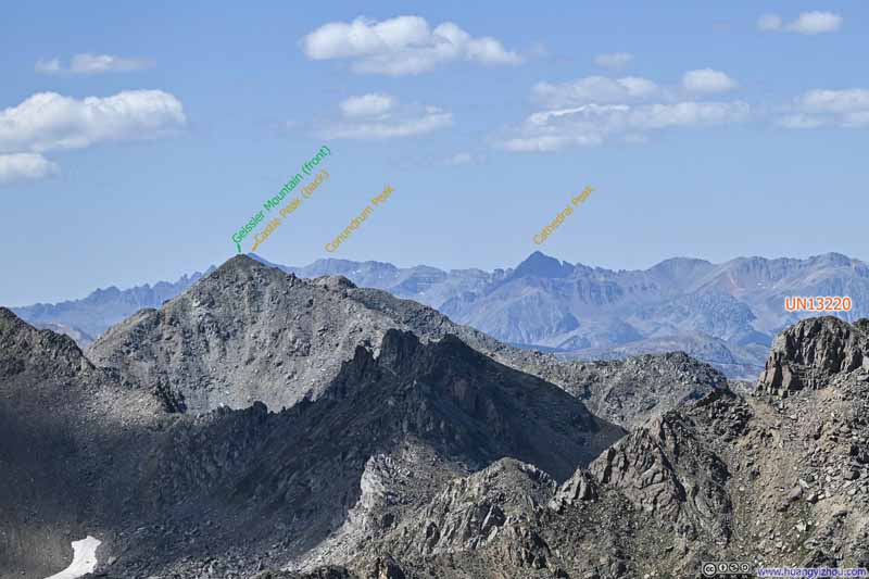 Distant Elk Mountains to the West