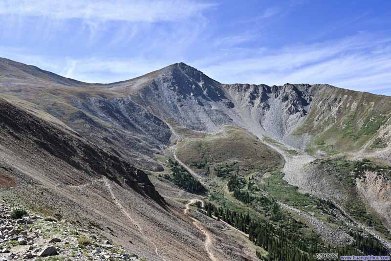 Browns Peak from Trail