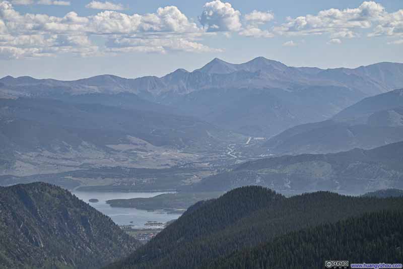 Dillon Reservoir before Torreys and Grays Peak