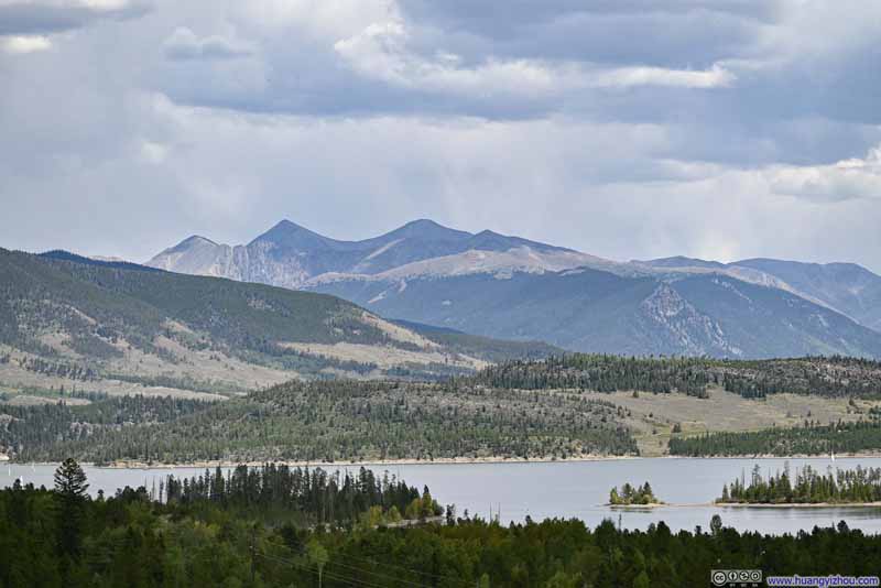 Distant Torreys and Grays Peak