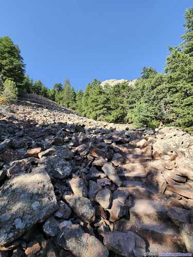 Trail among Rocks