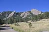 Flatirons from Trail