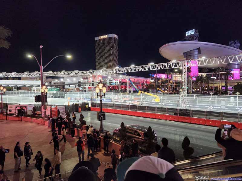 Las Vegas Grand Prix from Escalator