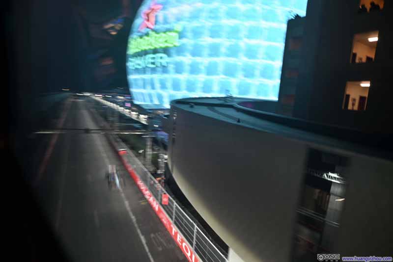 Las Vegas Grand Prix from Monorail
