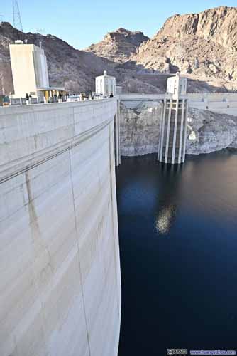 Lake Mead behind Hoover Dam