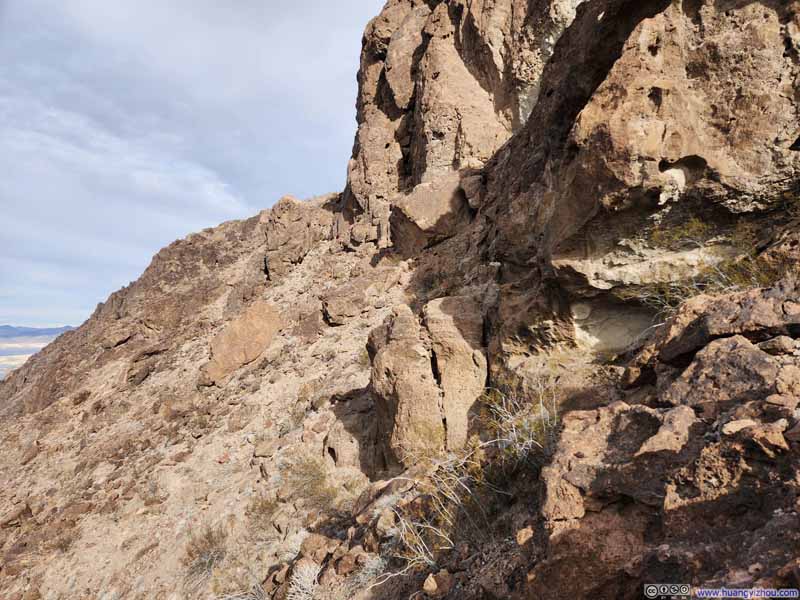 Trail underneath Cliffs