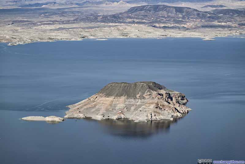 Sentinel Island in Lake Mead