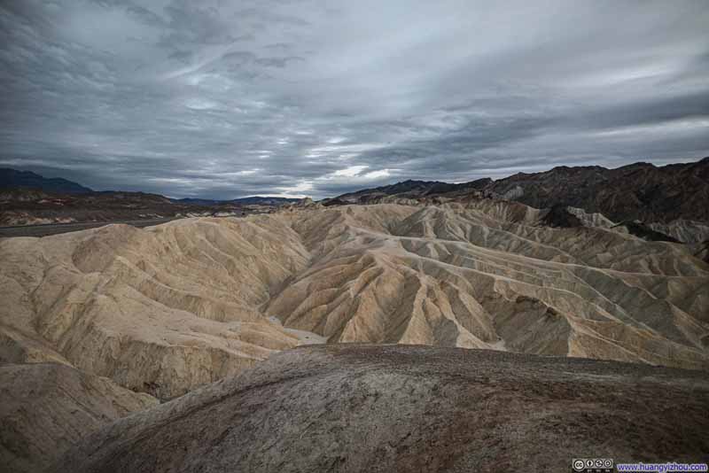 Badlands around Zabriskie Point
