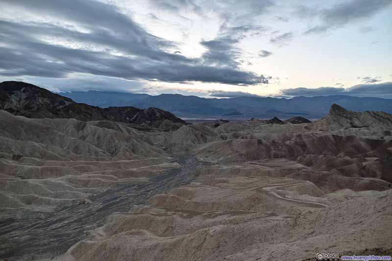 Badlands around Zabriskie Point
