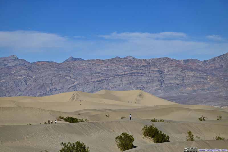 Sand Dunes before Grapevine Mountains