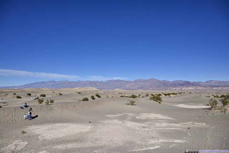 Sand Dunes before Grapevine Mountains