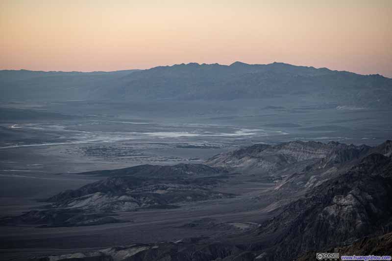 Grapevine Mountains beyond Death Valley