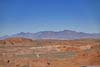 Red Rocks before Distant Mormon Mountains