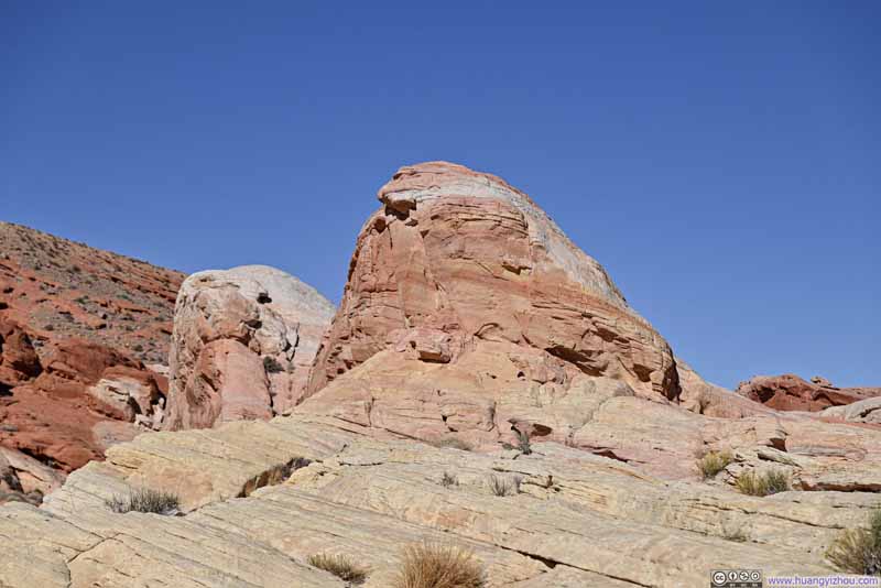 Small Hill with Colored Strata