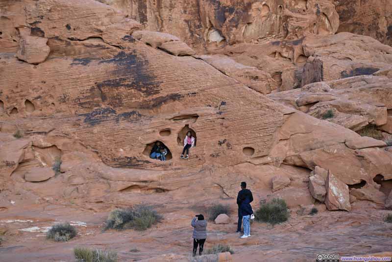 People Posting for Photos in Alcoves