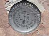 Summit Marker of Mt Wilson