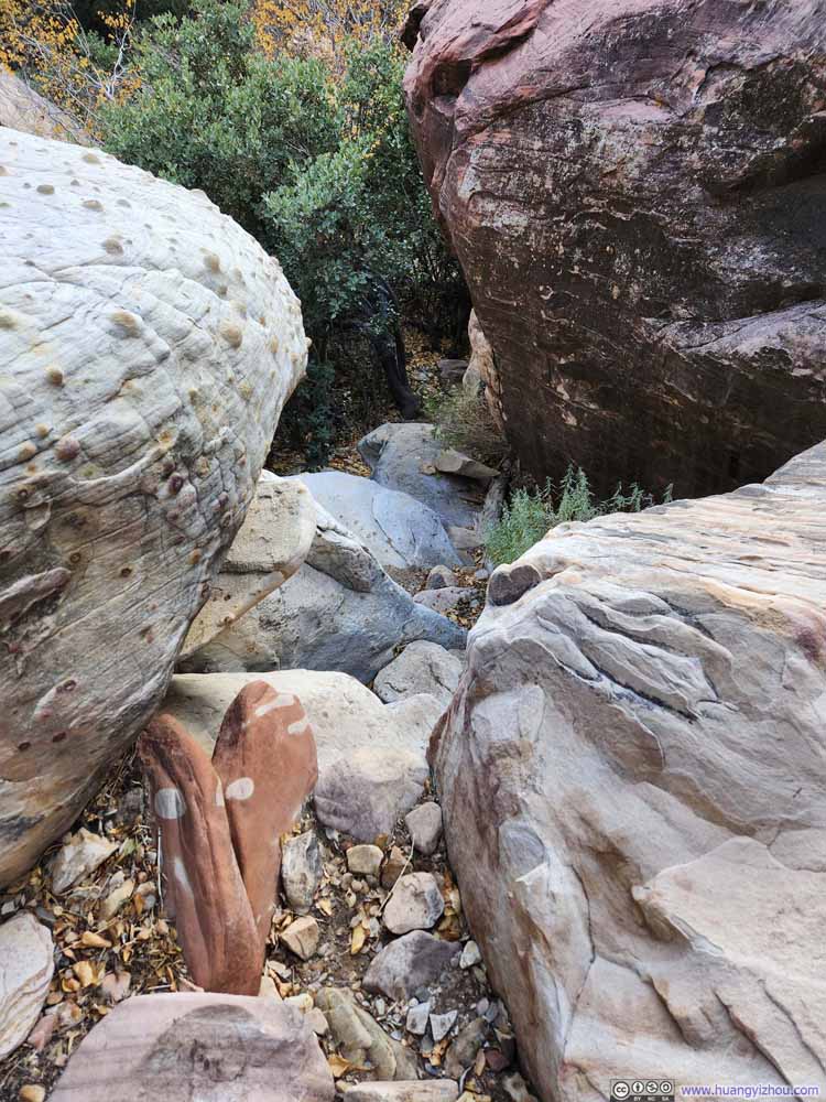 Trail on Boulders