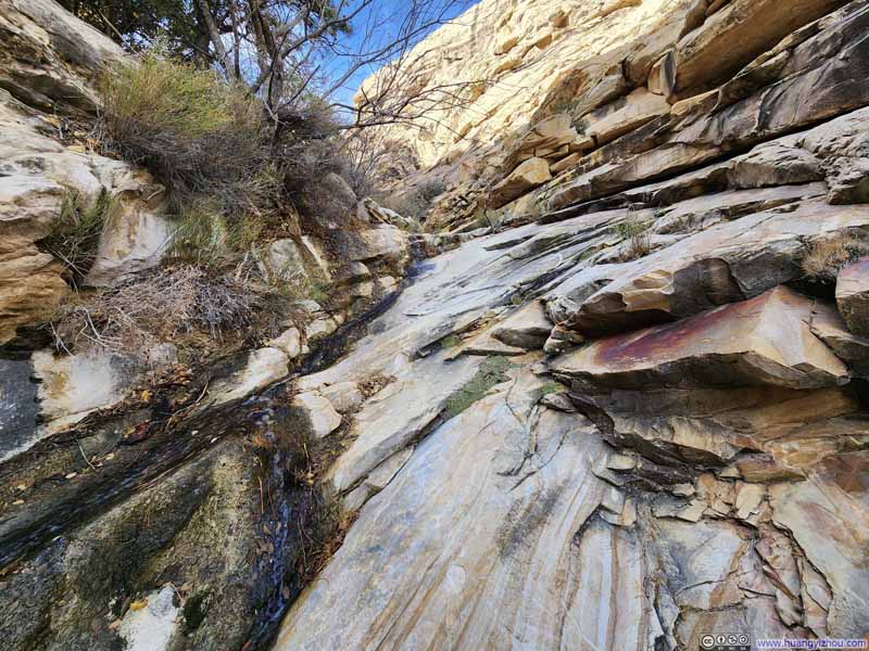 Trail on Rock Surface