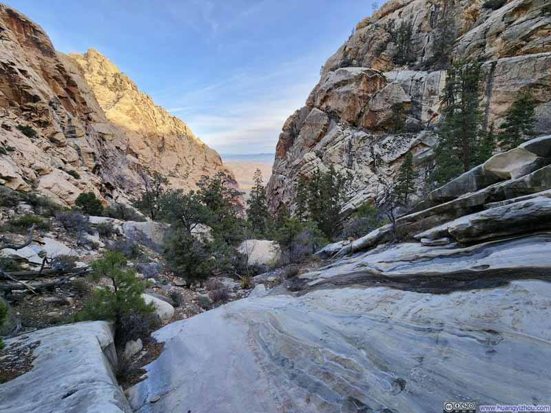 Trail on Rock Surface