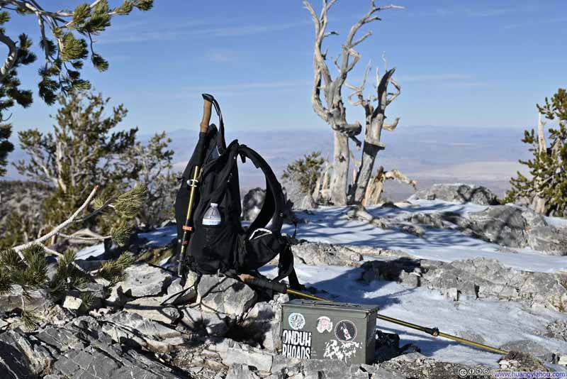 My Backpack on Fletcher Peak Viewpoint