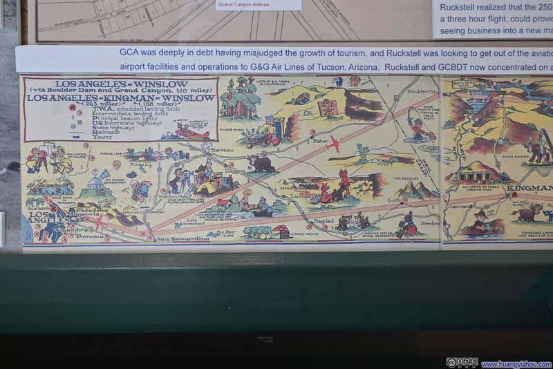 Cartoon Promoting Airlines Service to Los Angeles