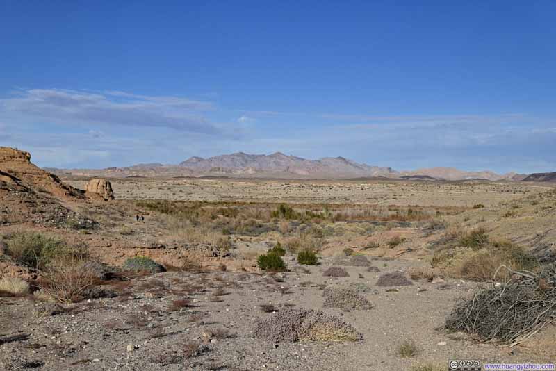 Trail against Distant Muddy Mountain