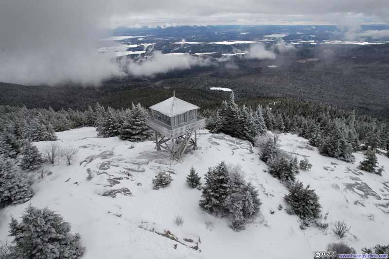Overlooking Fire Tower on Kearsarge North