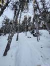 Steep Trail before Jennings Peak