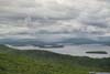 Misty White Mountains beyond Lake Winnipesaukee