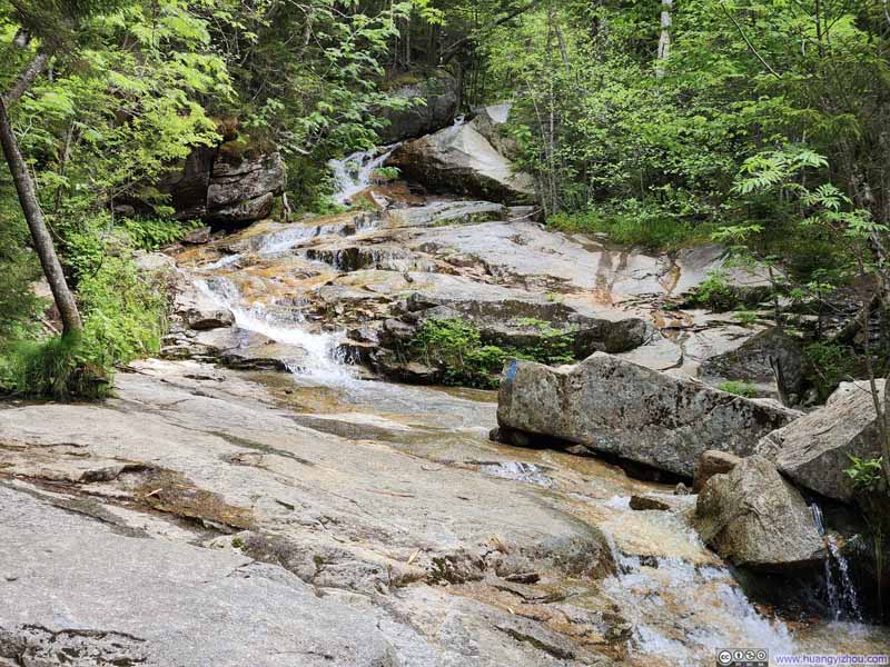 Trail along Waterfalls