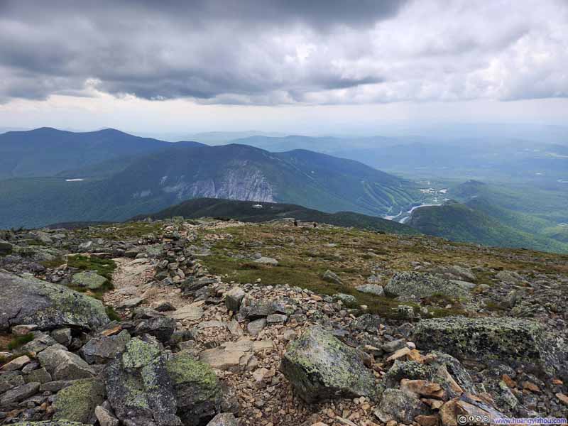 Trail from Mt Lafayette