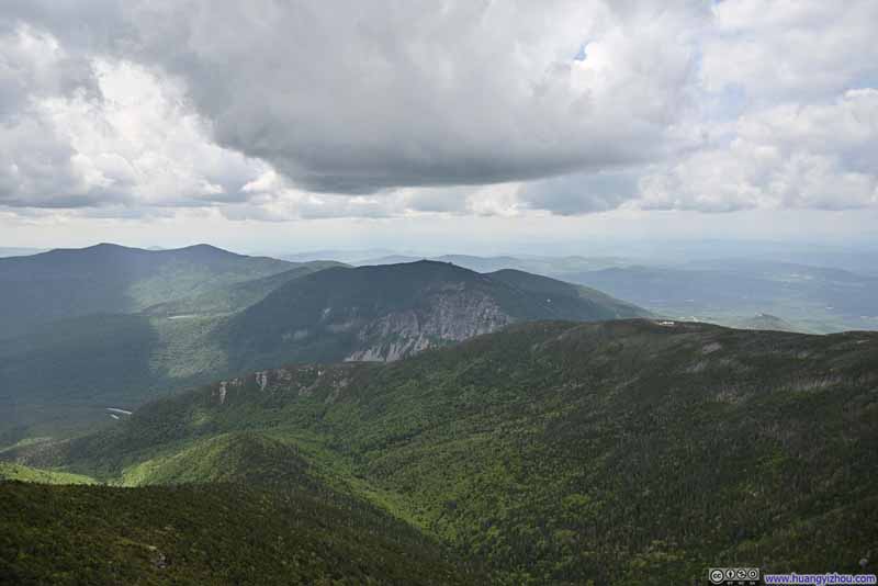 Mountains across Franconia Ridge