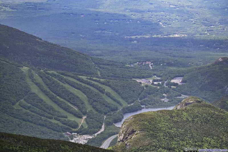 Ski Tracks on Cannon Mountain