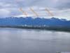 Anchorage against Backdrop of Chugach Mountains