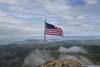 Flag on Flattop Mountain