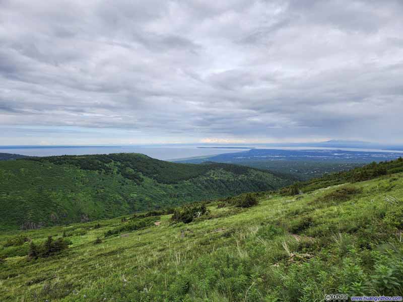 Cook Inlet and Distant Snowy Mountains