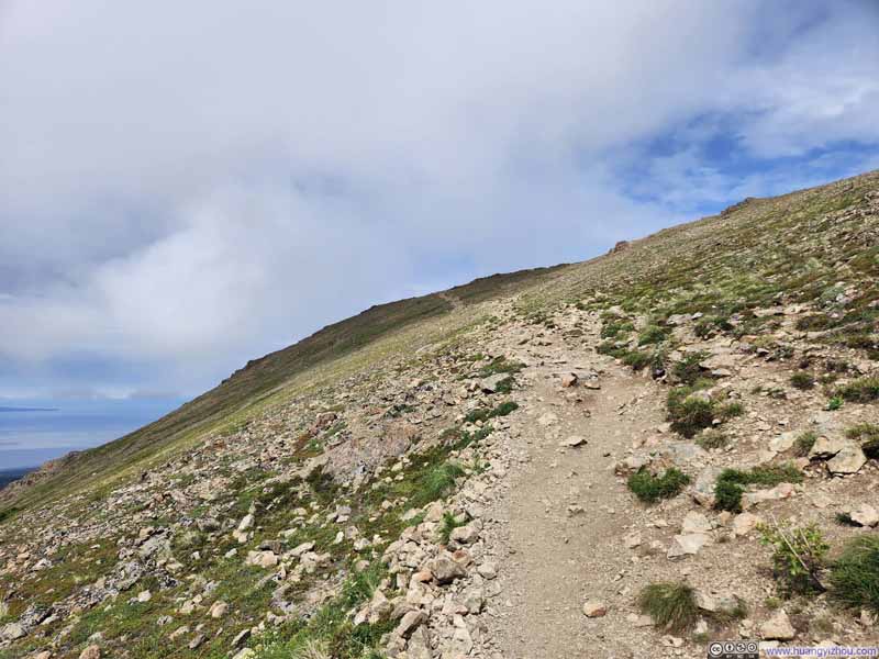 Trail from Flattop Mountain