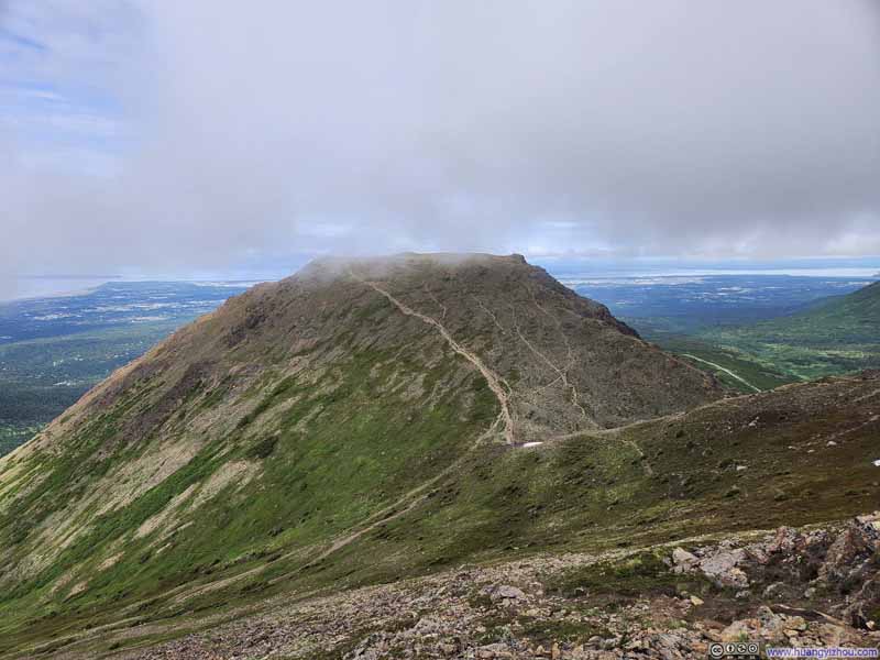 Looking Back at Flattop Mountain