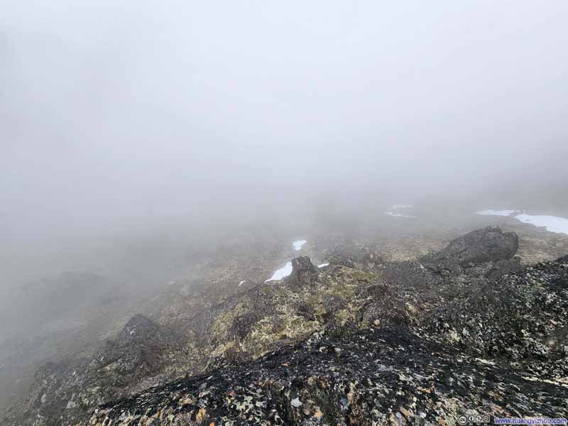 Cliff off Flaketop Summit