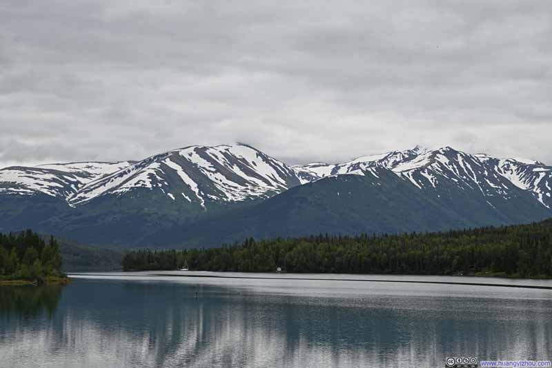 Right Mountain and Axis Peak across Kenai Lake